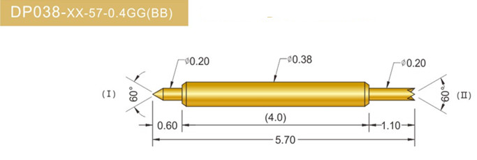 038雙頭探針、雙向探針探針、BGA雙頭探針、雙向彈簧探針、雙頭探針圖片