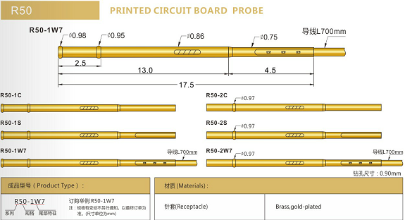 R50測(cè)試探針套管選型、R50探針套管規(guī)格型號(hào)、探針套管廠家