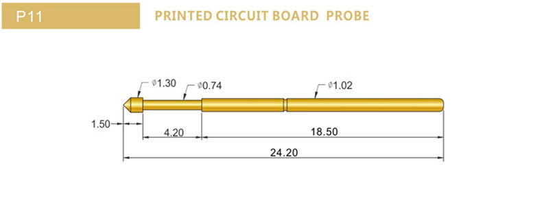 P11探針尺寸，華榮華測(cè)試探針選型，測(cè)試探針規(guī)格型號(hào)